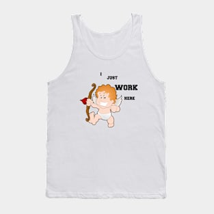 Cupid Doing his Job Tank Top